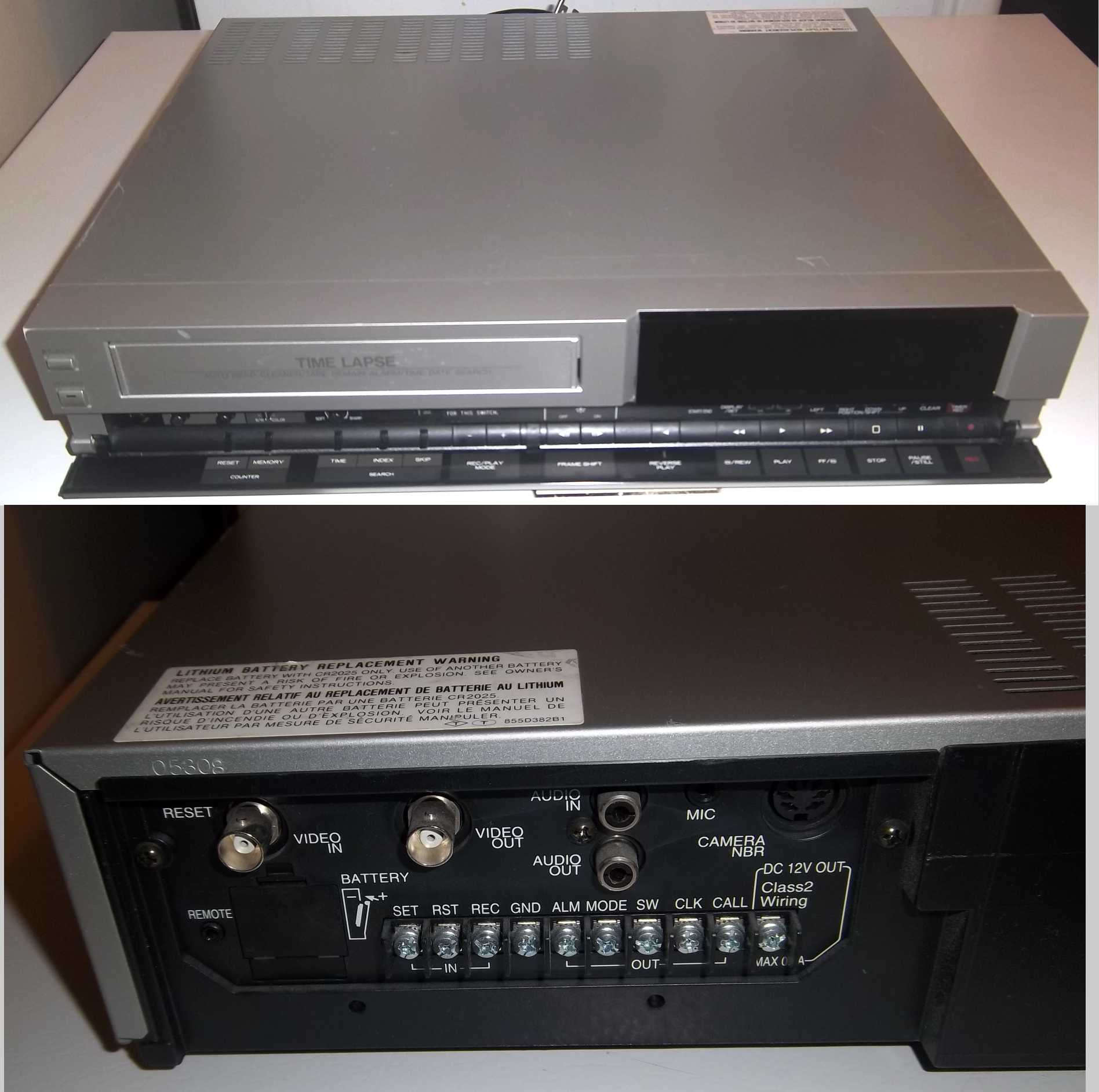 Mitsubishi SVHS - HS5300 Time Lapse Recorder vcrs vhs